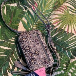 Women's Cotton All in One Crossbody Purse With RFID Protection